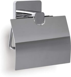 Portarollo Tapa Cromado Adhesivo