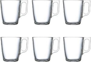 Set 6 Tazas Vidrio 25cl