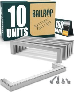 Tirador Cuadrado Plata