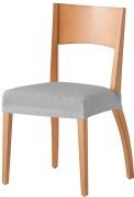 Funda Asiento Silla Gris Claro