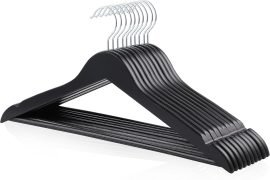 Perchas Madera Negras